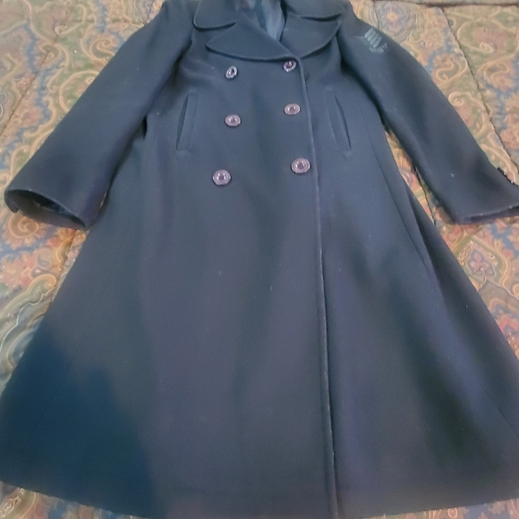 DKNY Long Wool blend Coat (Small) - Picture 1 of 13